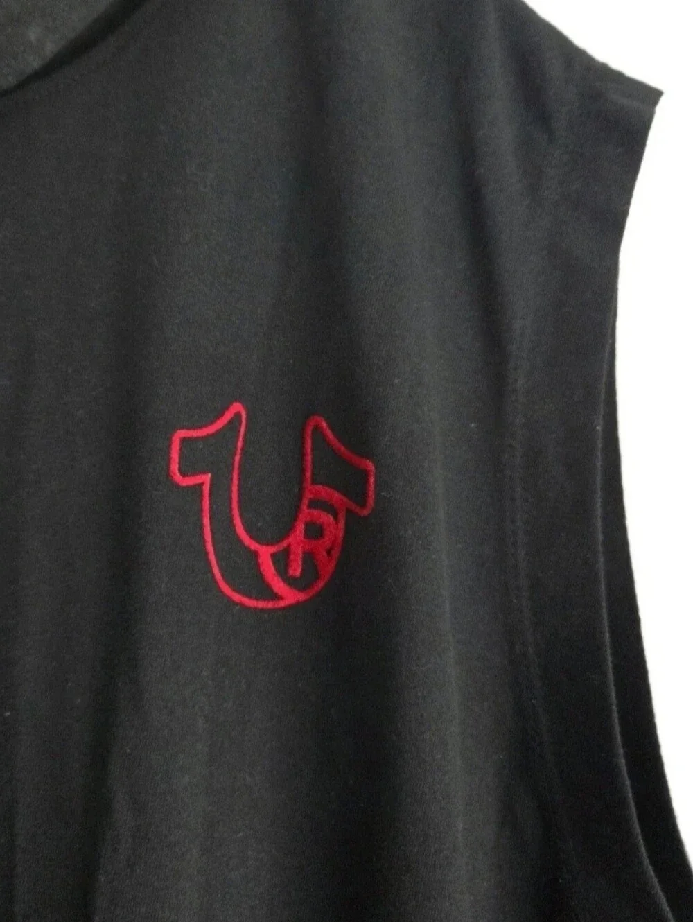 True Religion Black Sleeveless Tank Men's Size L